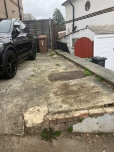 Driveway waste clearance service in Dartford preparing space for proper waste removal