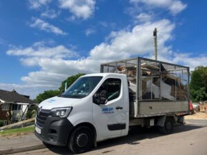 Junk Guy rubbish removal truck - Professional waste collection vehicle in Biggin Hill