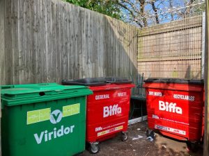 Completely cleared and organized commercial waste area after comprehensive rubbish clearance in Dartford DA1