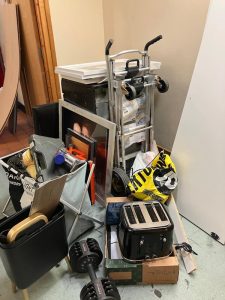 Commercial rubbish clearance Tilbury showing office equipment and appliance removal from business premises RM18