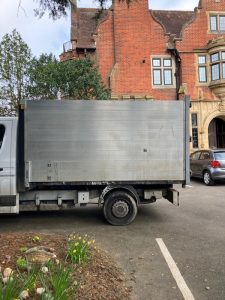 Junk Guy® rubbish removal truck on site for furniture disposal in Tonbridge Kent TN10