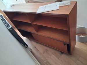 Wooden storage unit ready for furniture disposal in Tonbridge Kent by Junk Guy®